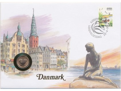 Dánsko,mincovní dopis,rozměr 12,7 x 17,7 cm,1999,sběratelský stav