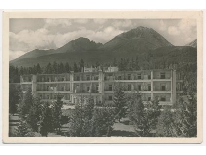 Slovensko, Vysoké Tatry, Tatranská Polianka, Sanatorium Dr. Guhra, 1946