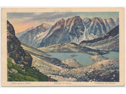 Slovensko, Žabie plesá a Bašta, cca 1922