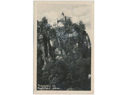 14 - Děčínsko, Podmokly nad Labem, Pastýřská stěna, cca 1935