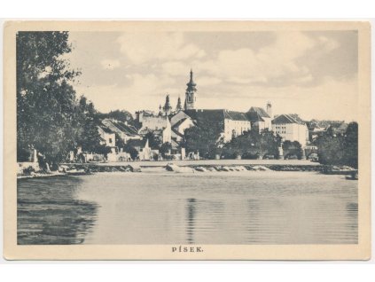 46 - Písek, pohled na město, cca 1925