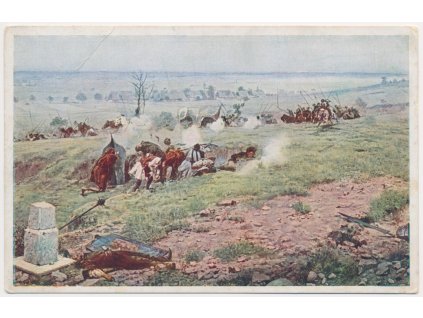 Maroldovo panorama Bitva u Lipan, cca 1935