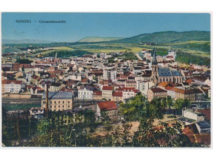 69 - Ústí nad Labem (Aussig), celkový pohled, Gesamtansicht, cca 1916