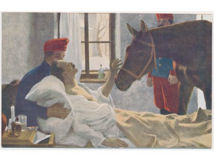 Vojenská, "Poslední rozloučení s věrným přítelem", cca 1916