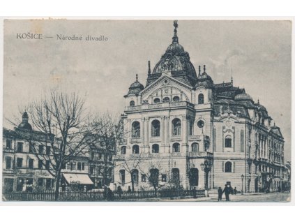 Slovensko, Košice, Národné divadlo, oživená partie, cca 1920