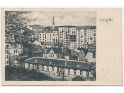 20 - Jablonec nad Nisou, pohled na město, cca 1921