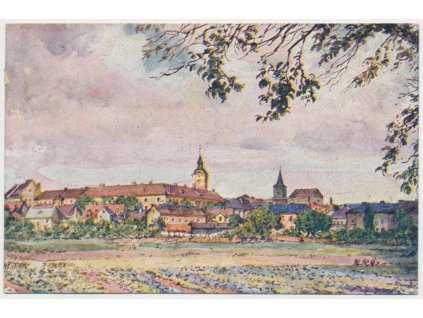 22 - Jičín, celkový pohled, cca 1921