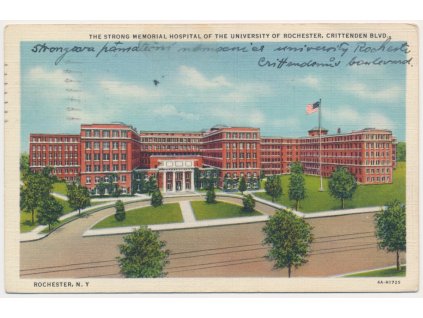 USA, Rochester, The Strong memorial hospital of the University, cca 1936