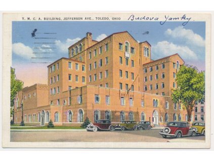 USA, Ohio, Toledo, Y. M. C. A. Building, Jefferson Ave, cca 1936