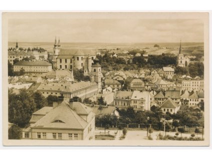 61 - Svitavsko, Litomyšl, celkový pohled na město, cca 1954