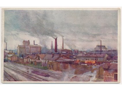 47 - Plzeň, Část Škodových závodů, cca 1922