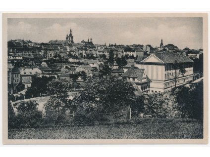 36 - Mladá Boleslav, celkový pohled na město, cca 1945