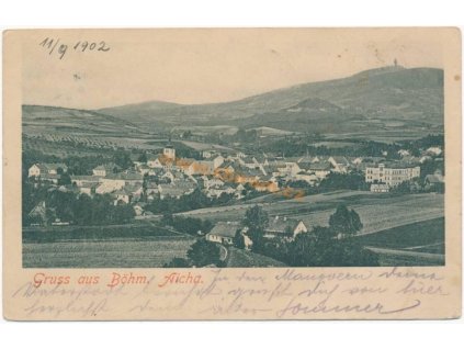 32 - Liberecko, Český Dub, celkový pohled, ca 1902