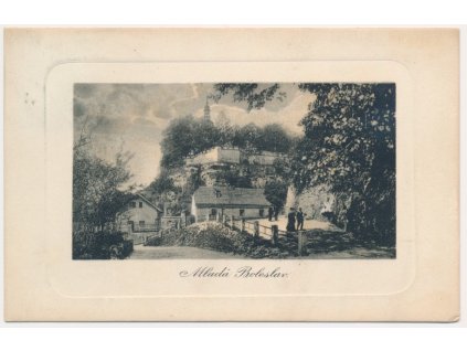 36 - Mladá Boleslav, okénková oživená koláž, cca 1911