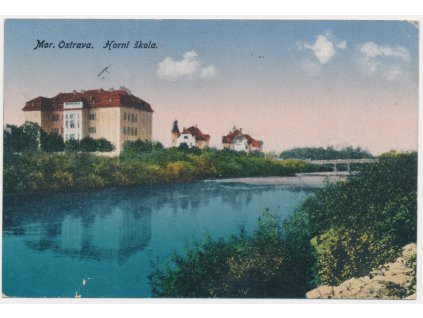 43 - Ostrava, Moravská Ostrava, Horní škola, cca 1920