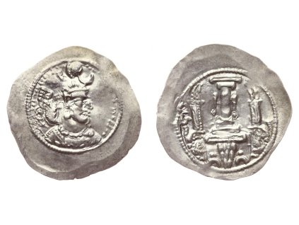 Sasánovci, Yazgard I. (399-420), Drachma, Göbl 147, stav 1/1