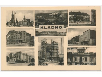 27 - Kladno, 9-ti záběr dominant města, cca 1946