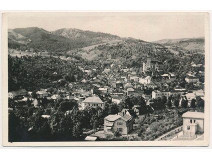 Slovensko, Kremnica, Cel'kový pohl'ad, cca 1935
