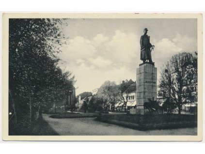 Slovensko, Košice, socha Gen. M. R. Štefánika na Bradle, cca 1935