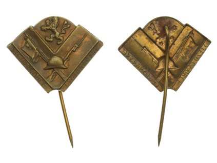 ČSR, AE odznak Sjezd obce legionářské, výška na jehle 40mm, stav 1/1