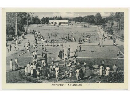 02 - Berounsko, Hořovice, oživené koupaliště, cca 1949