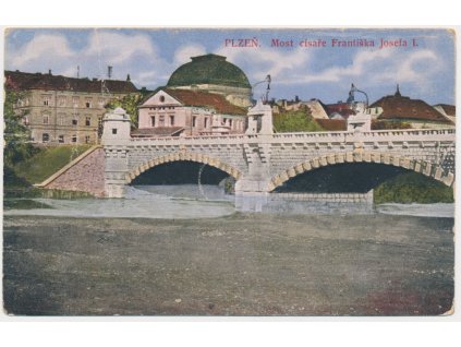 47 - Plzeň, Most císaře Františka Josefa I., cca 1909