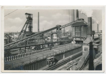 43 - Ostrava, Moravská Ostrava, Vítkovické železárny, Koksovna..., 1946
