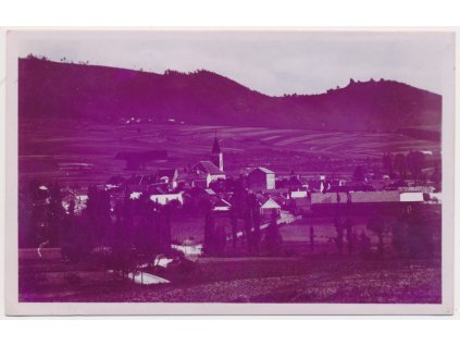 10 - Chrudimsko, Ronov nad Doubravou, celkový pohled, cca 1935