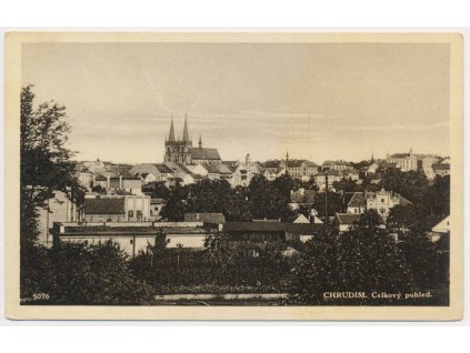 10 - Chrudim, celkový pohled, cca 1943