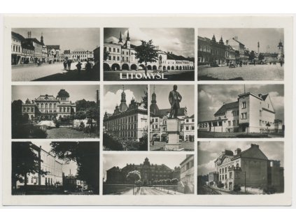 61 - Svitavsko, Litomyšl, 10 - ti záběr dominant města, cca 1940