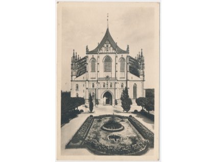 31 - Kutná Hora, Chrám sv. Barbory, cca 1949