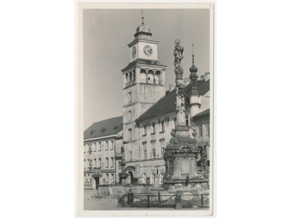 24 - Jindřichohradecko, Třeboň, partie z náměstí, cca 1941