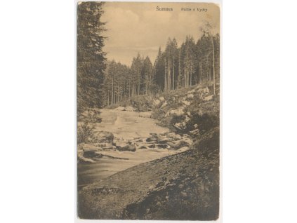 28 - Klatovsko, Šumava, Partie z Vydry, cca 1911