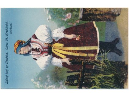 68 – Uherskohradišťsko, Lidový kroj,Uherské Hradiště, cca 1910