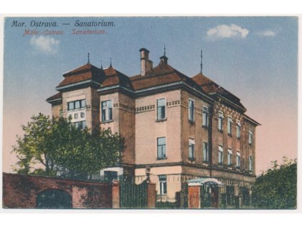 43 - Ostrava, Moravská Ostrava, Sanatorium, cca 1918