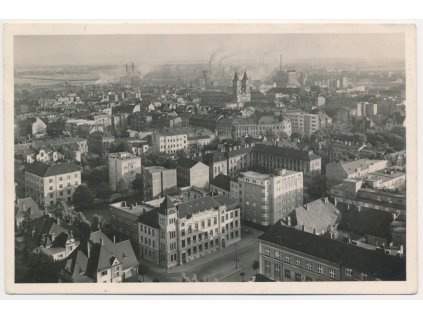 43 - Ostrava, Moravská Ostrava, celkový pohled, cca 1941