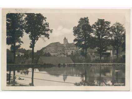 29 - Kolínsko, Zásmuky, pohled na zámek, cca 1933