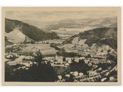 05 - Brno - venkov, Nedvědice, celkový pohled, cca 1950