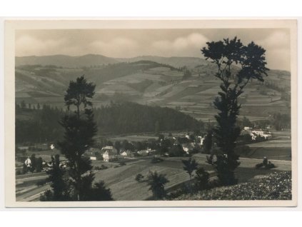 71 - Vsetínsko, Nový Hrozenkov, celkový pohled, cca 1940