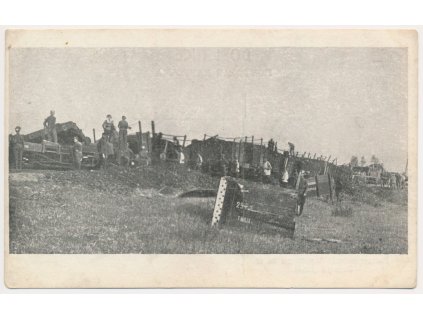 Vojenská, Československé legie, Bolševické barikády na st. Zabituj, 1918