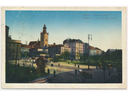 Ukrajina, Lwów (Lemberg), Plac św. Duche, cca 1913