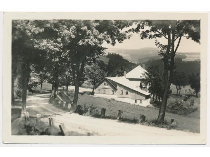 57 - Rychnovsko, Velká Zdobnice, Chata "Na Kovárně", cca 1948