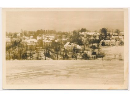 57 - Rychnovsko, Rokytnice v Orlických horách, celkový pohled, cca 1956