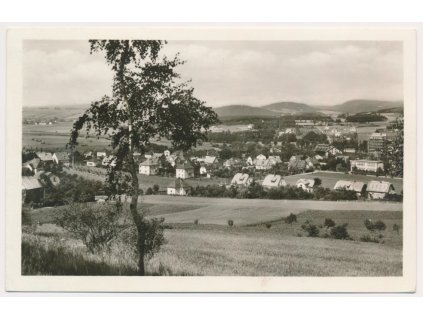 01 - Benešovsko, Čerčany, celkový pohled, cca 1950