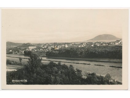 33 - Litoměřicko, Roudnice nad Labem, celkový pohled, cca 1937