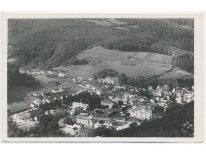 Slovensko, Trenčianské Teplice, Panoráma, cca 1937