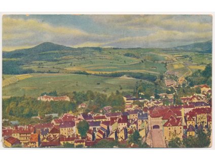 Slovensko, Banská Bystrica, celkový pohled, cca 1931