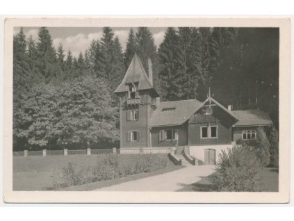 16 - Frýdeckomístecko, Bílá, Lovecký zámeček, cca 1949