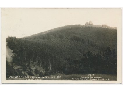 71 - Vsetínsko, Radhošť s kaplí sv. Cyrila a Metoděje, cca 1929