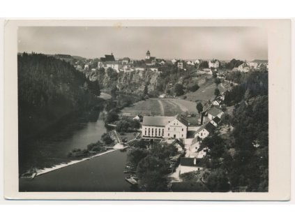 64 - Táborsko, Bechyně, pohled na město, cca 1938